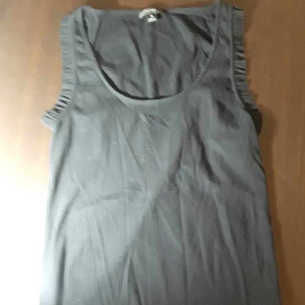 J.Crew ruffle trim tank top - never worn